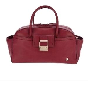 Lanvin JL Vintage East West Cargo Bowling Bag Calfskin  Purse